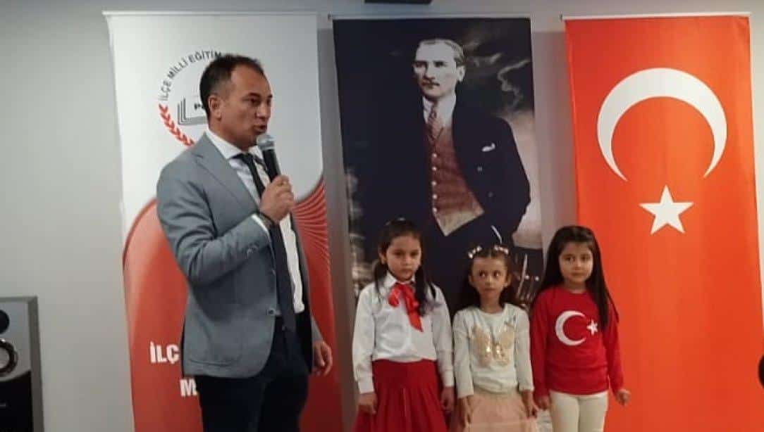 12 Mart İstiklal Marşı'nın Kabulü ve Mehmet Akif Ersoy' u Anma Programı Kapsamında Okul Öncesi Öğrencilerimiz  Arasında İstiklal Marşımızı Ezbere (10 Kıta) Okuma  Yarışması Düzenlendi.